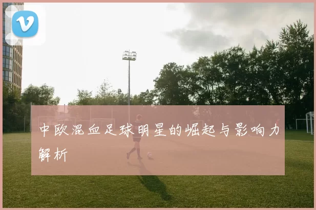 中欧混血足球明星的崛起与影响力解析